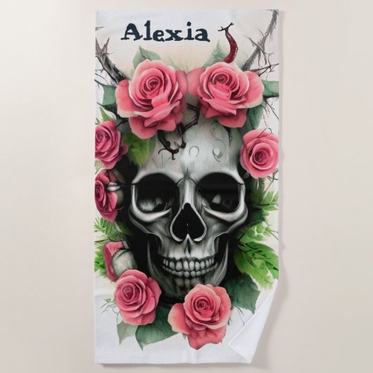 Rozen Strandlaken (Voorkant)