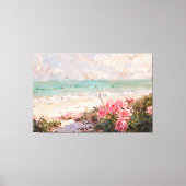 *~* Rozen Strandschelpen TV2 Stretched Canvas Prin (Voorkant)