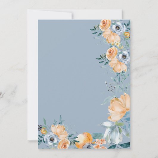 Rozen String Lights Dusty Blue 85th Verjaardag Kaart (Achterkant)