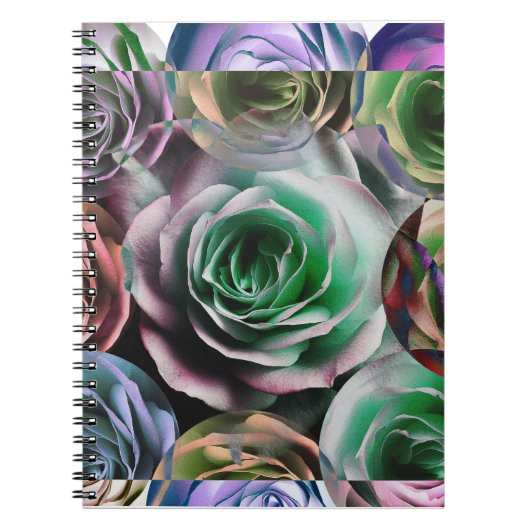 ROZEN STROOM KUNSTSTYL NOTITIEBOEK (Voorkant)