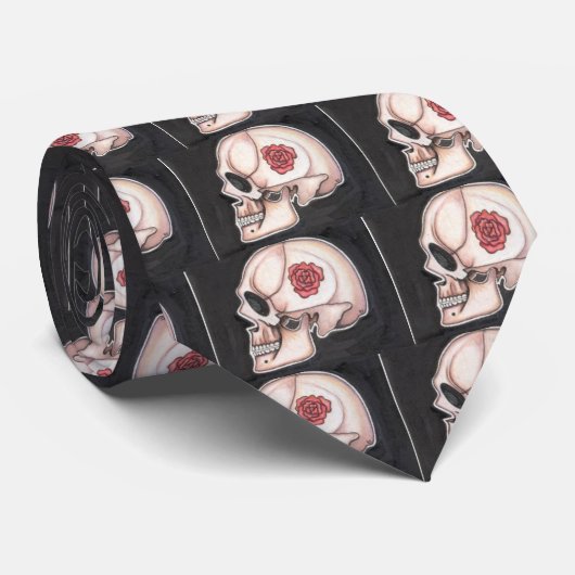 Rozen Stropdas (Opgerold)