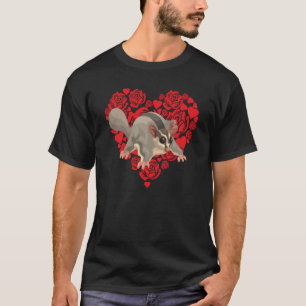 Rozen suikerbietenstaafjes met Valentijnsdag T-shirt