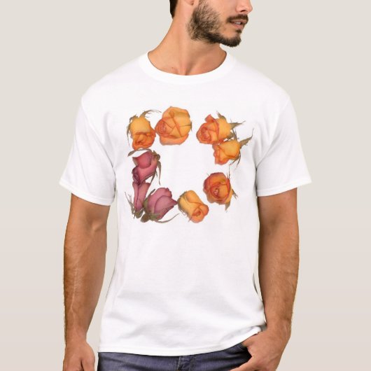 rozen t-shirt (Voorkant)