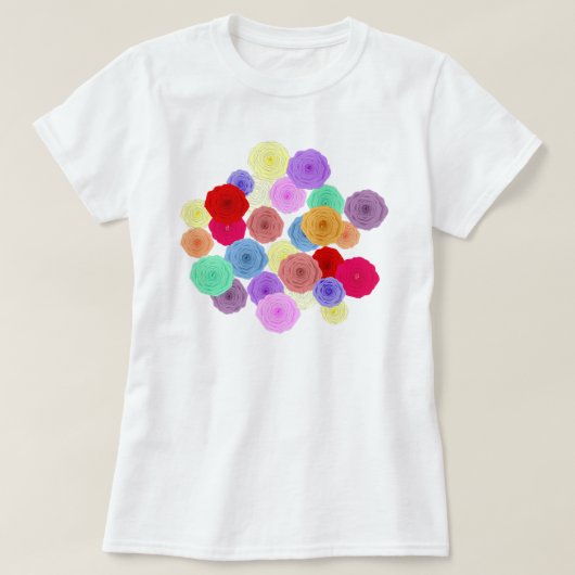 Rozen T-shirt (Design voorkant)