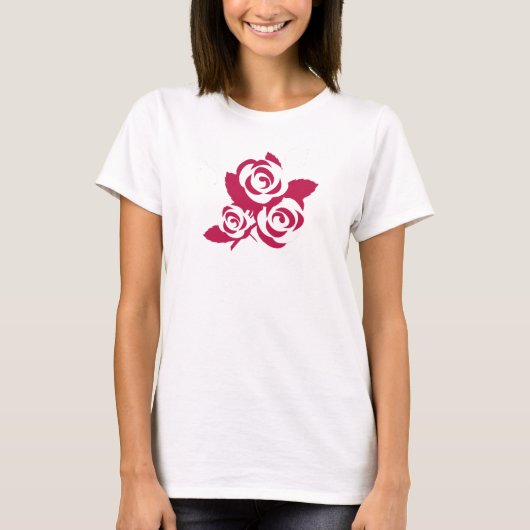 Rozen T-shirt (Voorkant)