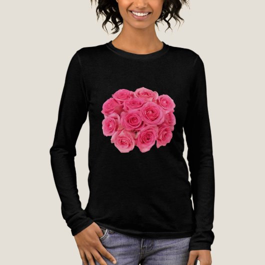 Rozen T-shirt voor vrouwen (Voorkant)