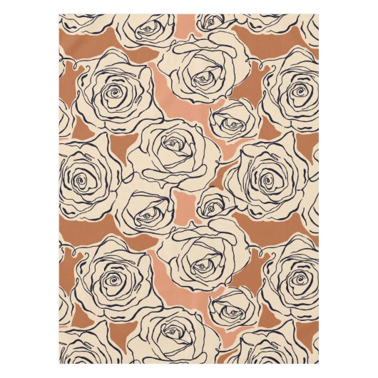 Rozen tafelkleed (Voorkant)