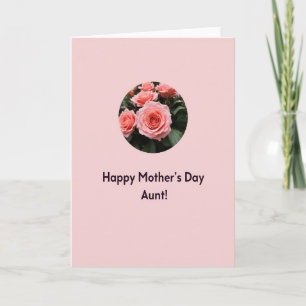 Rozen Tantes Moederdag kaart