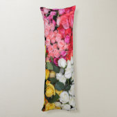 Rozen te koop, San Miguel de Allende, Mexico Lichaamskussen (Achterkant (Verticaal))