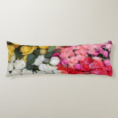 Rozen te koop, San Miguel de Allende, Mexico Lichaamskussen (Voorkant)