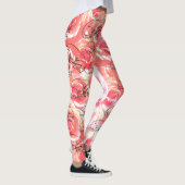 Rozen, teckel hond all-over-print Leggings (Rechts)