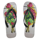 rozen teenslippers (Voetbed)