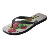 rozen teenslippers (Schuin)