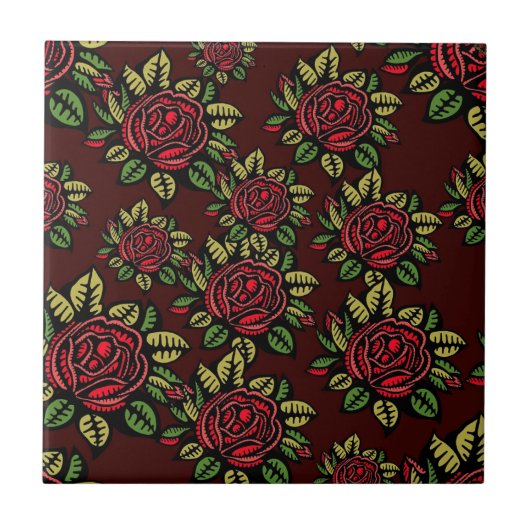 Rozen Tegeltje (Voorkant)