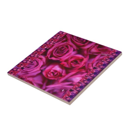 Rozen Tegeltje (Zijkant)