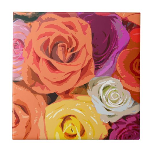 Rozen Tegeltje (Voorkant)