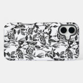 Rozen tekenen iPhone hoesje (Achterkant horizontaal)