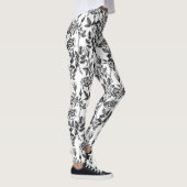 Rozen tekenen leggings (Rechts)