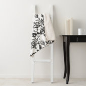 Rozen tekenen sherpa deken (In situ)