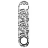 Rozen tekenen speed flessenopener (Voorkant)