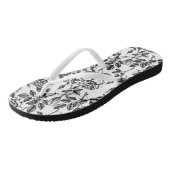 Rozen tekenen teenslippers (Schuin)