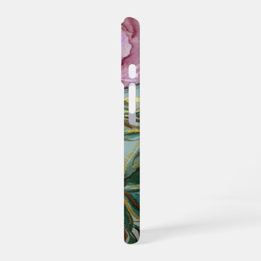 Rozen Telefoondraagtas iPhone 16 Hoesje (Linkerkant)