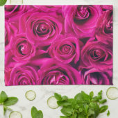 rozen theedoek (Gevouwen)