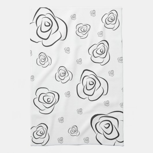 Rozen Theedoek (Verticaal)