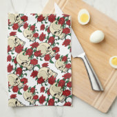 Rozen Theedoek (Quarter Fold)