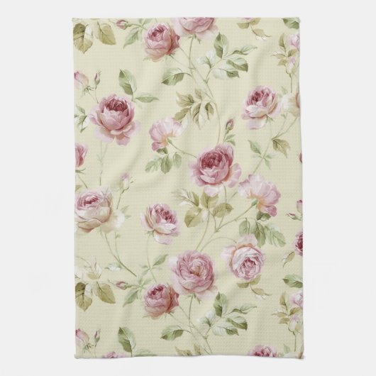  rozen theedoek (Verticaal)