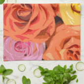 Rozen Theedoek (Gevouwen)