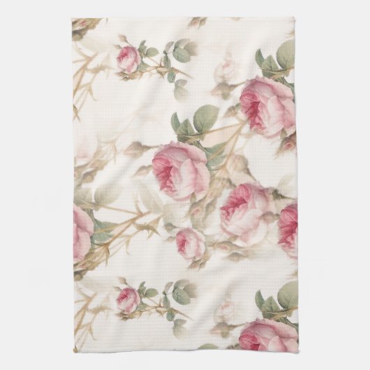 Rozen Theedoek (Verticaal)