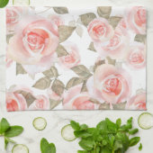 Rozen Theedoek (Gevouwen)