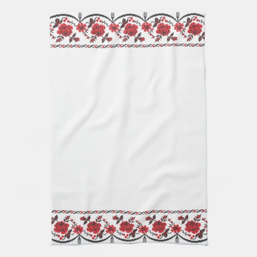 Rozen Theedoek (Verticaal)