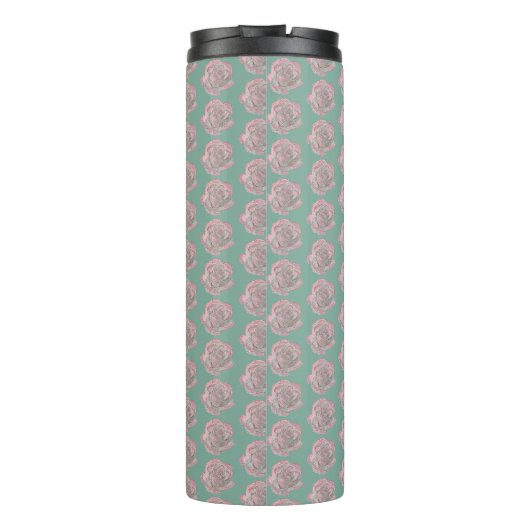 Rozen Thermosbeker (Achterkant)
