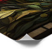 *~* Rozen TIGER 5:4 AP68 Fantasy Glas in lood Poster (Hoek)