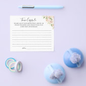 Rozen Time Capsule bruiloft brochure Flyer (Enkel)