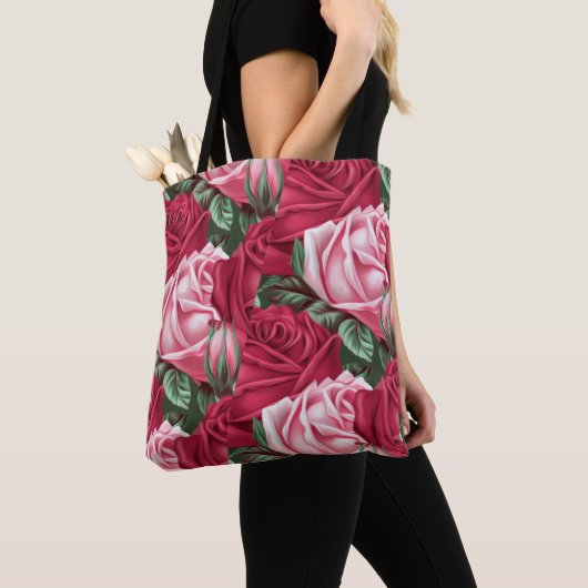 Rozen Tote Bag (Dichtbij)