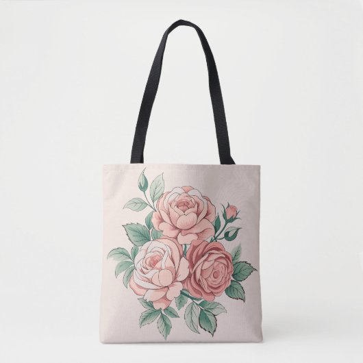 Rozen Tote Bag (Voorkant)