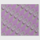 Rozen trechter cadeaupapier (Vlak)