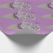 Rozen trechter cadeaupapier (Hoek)