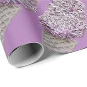 Rozen trechter cadeaupapier (Rol Hoek)