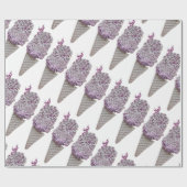 Rozen trechter cadeaupapier (Vlak)