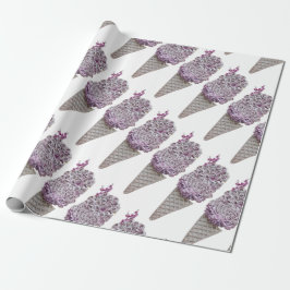 Rozen trechter cadeaupapier