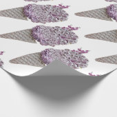 Rozen trechter cadeaupapier (Hoek)