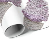 Rozen trechter cadeaupapier (Rol Hoek)