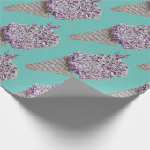 Rozen trechter cadeaupapier (Hoek)