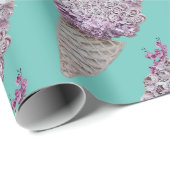 Rozen trechter cadeaupapier (Rol Hoek)