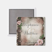  Rozen Trouwmagneet Magneet (Voorkant / Achterkant)