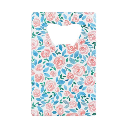 Rozen tuin 2 creditkaart flessenopener (Voorkant)